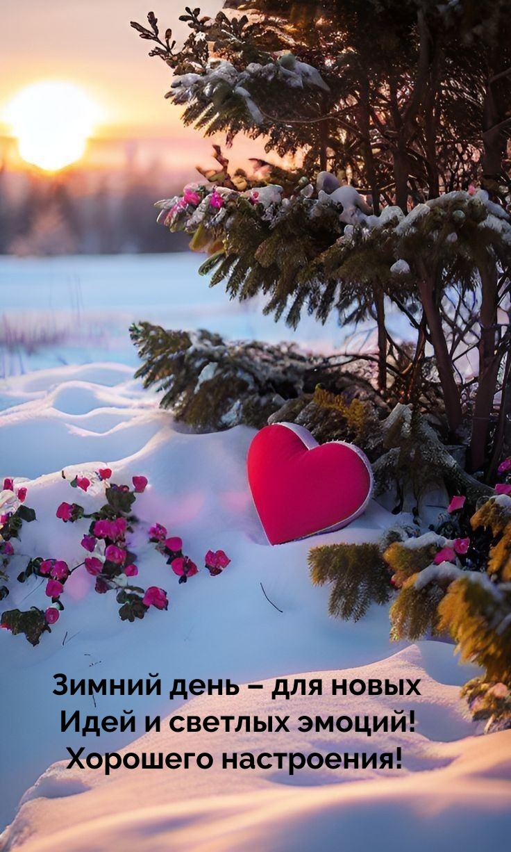 Зимний день – для новых идей и светлых эмоций!