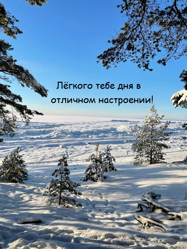 Лёгкого тебе дня в отличном настроении!