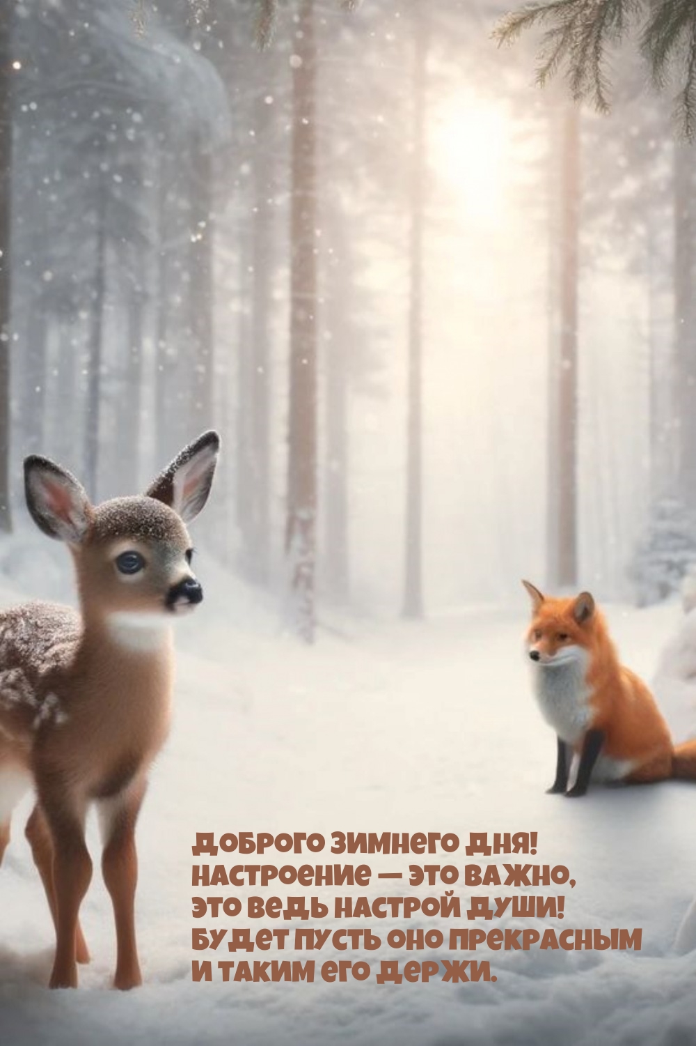 Доброго зимнего дня! Настроение — это важно