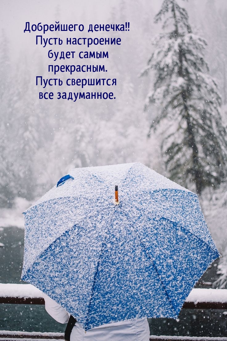 Добрейшего денечка! Пусть настроение будет самым прекрасным. 