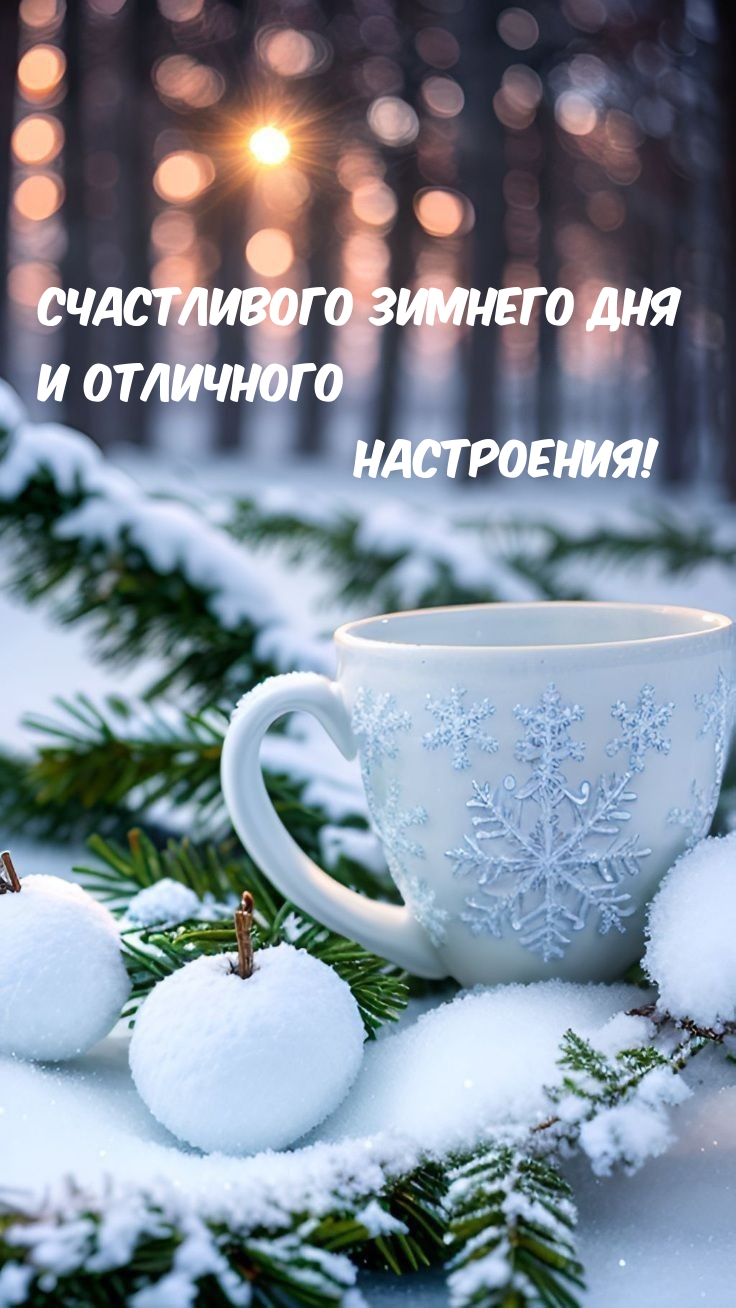 Счастливого зимнего дня и отличного настроения! 