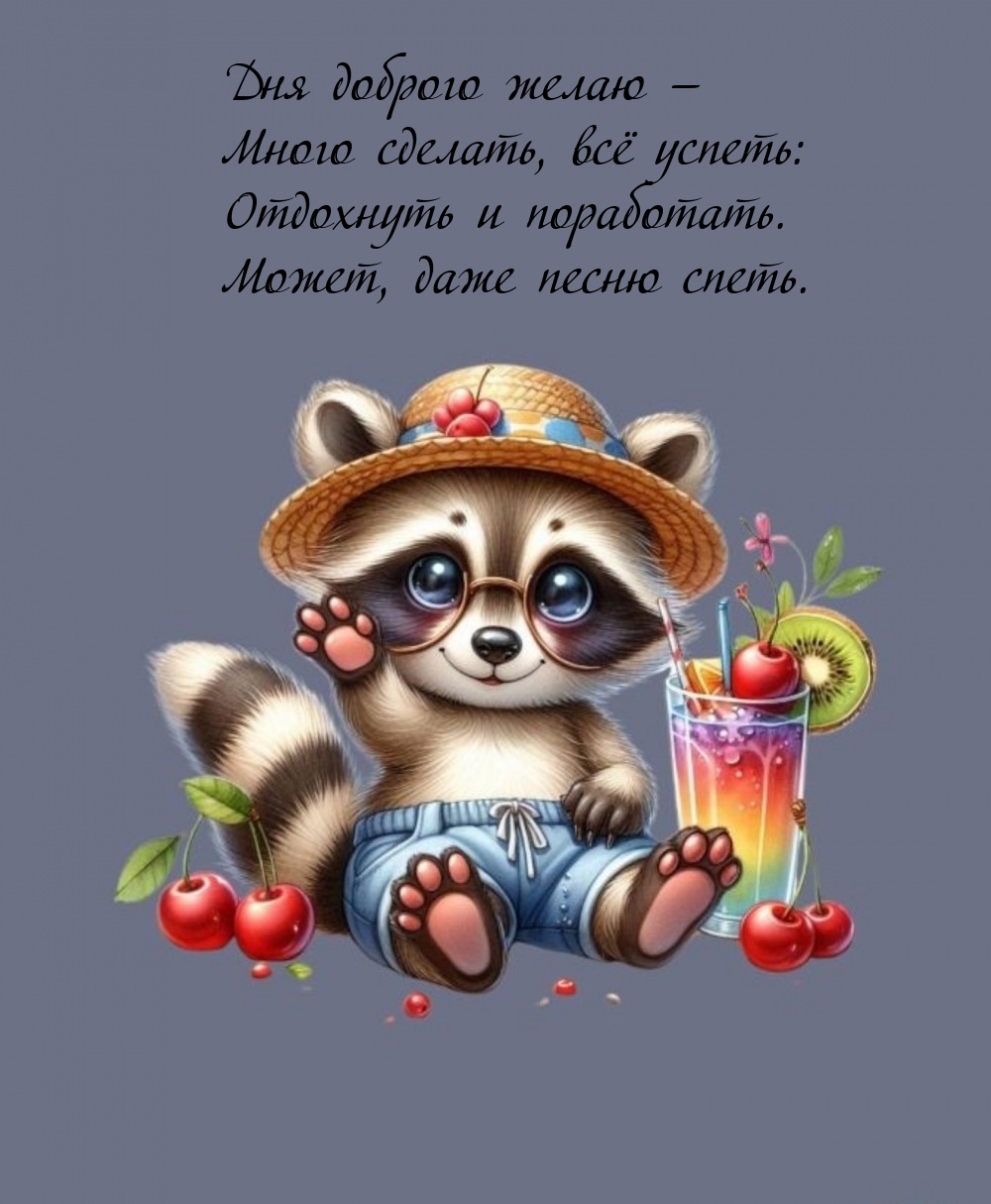 Дня доброго желаю — много сделать, всё успеть