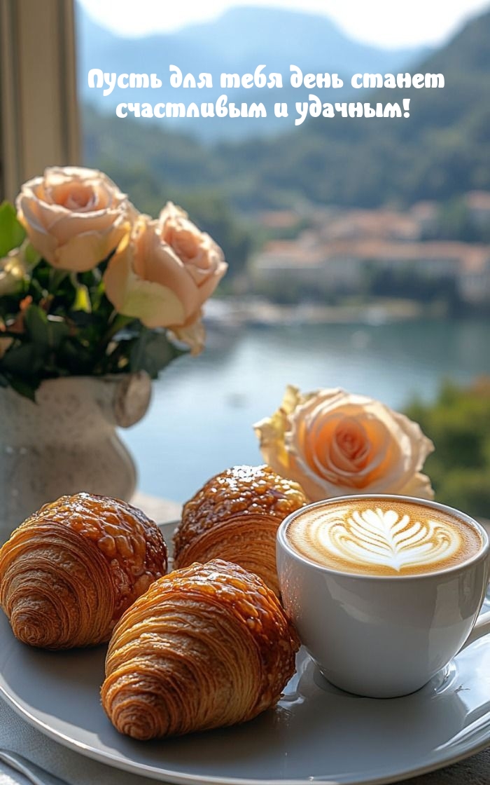 Пусть для тебя день станет счастливым и удачным!
