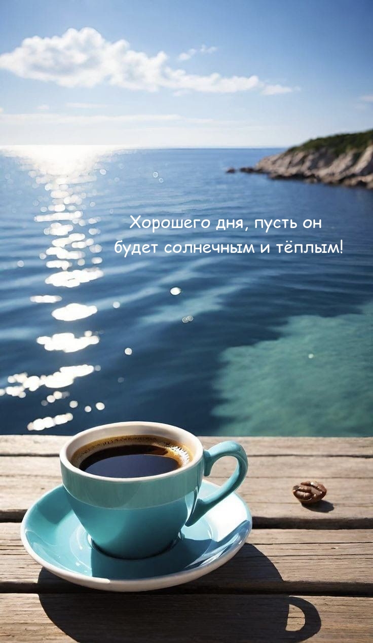 Хорошего дня, пусть он будет солнечным и тёплым!