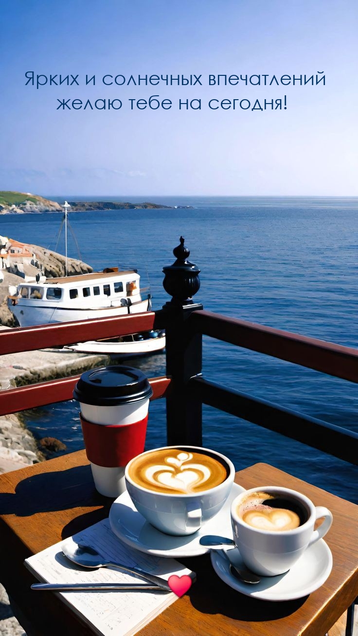 Ярких и солнечных впечатлений желаю тебе на сегодня!