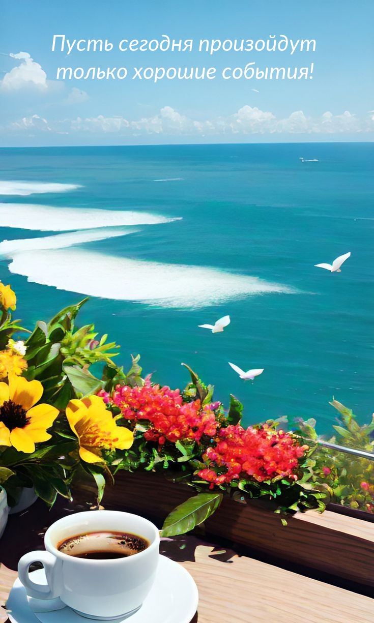 Пусть сегодня произойдут только хорошие события!