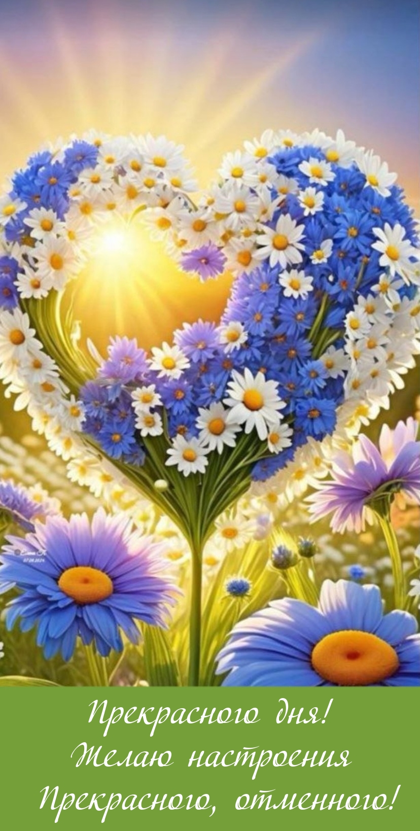 Прекрасного дня! Желаю настроения прекрасного, отменного!