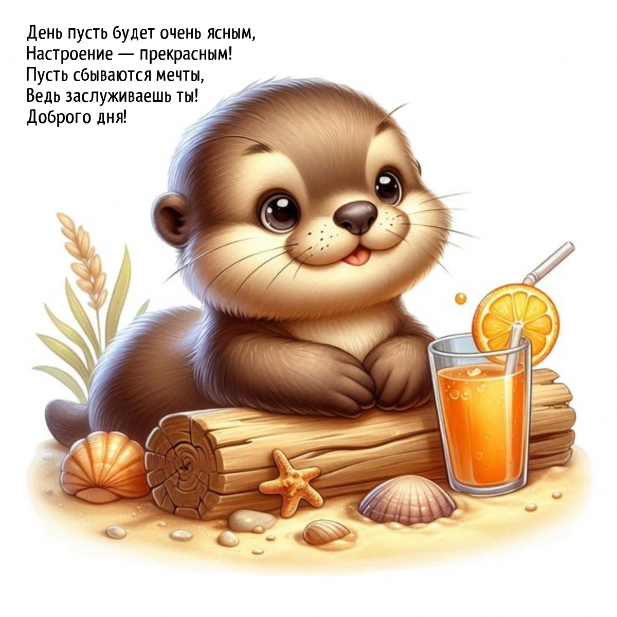 День пусть будет очень ясным, настроение — прекрасным!