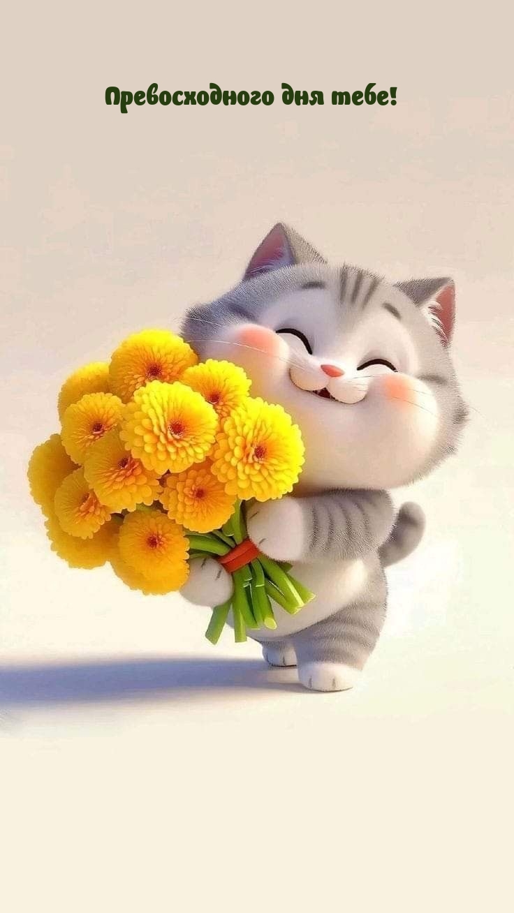 Превосходного дня тебе!