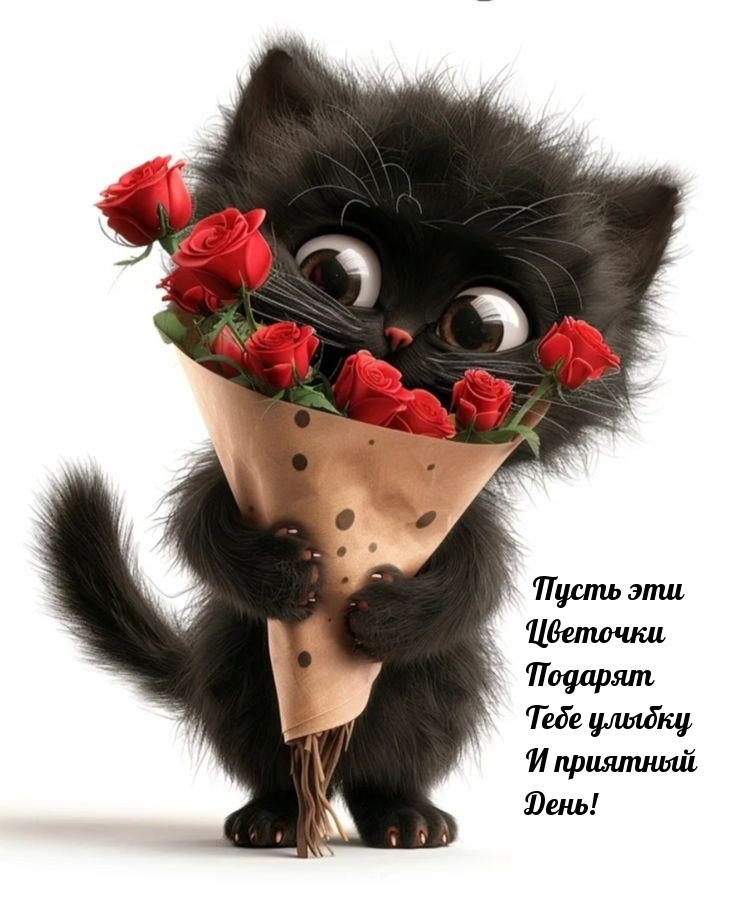 Пусть эти Цветочки подарят тебе улыбку и приятный день!