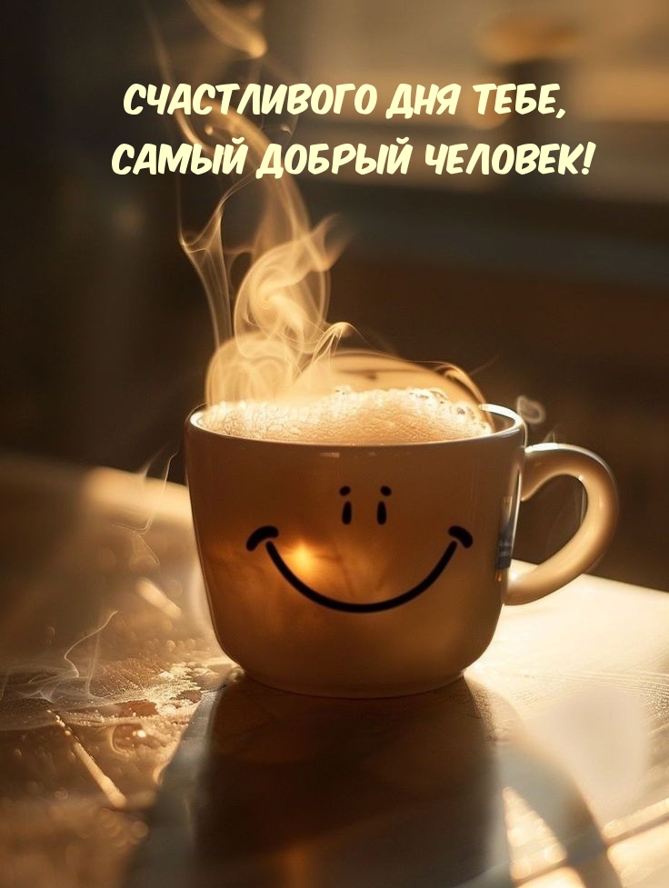 Счастливого дня тебе, самый добрый человек!