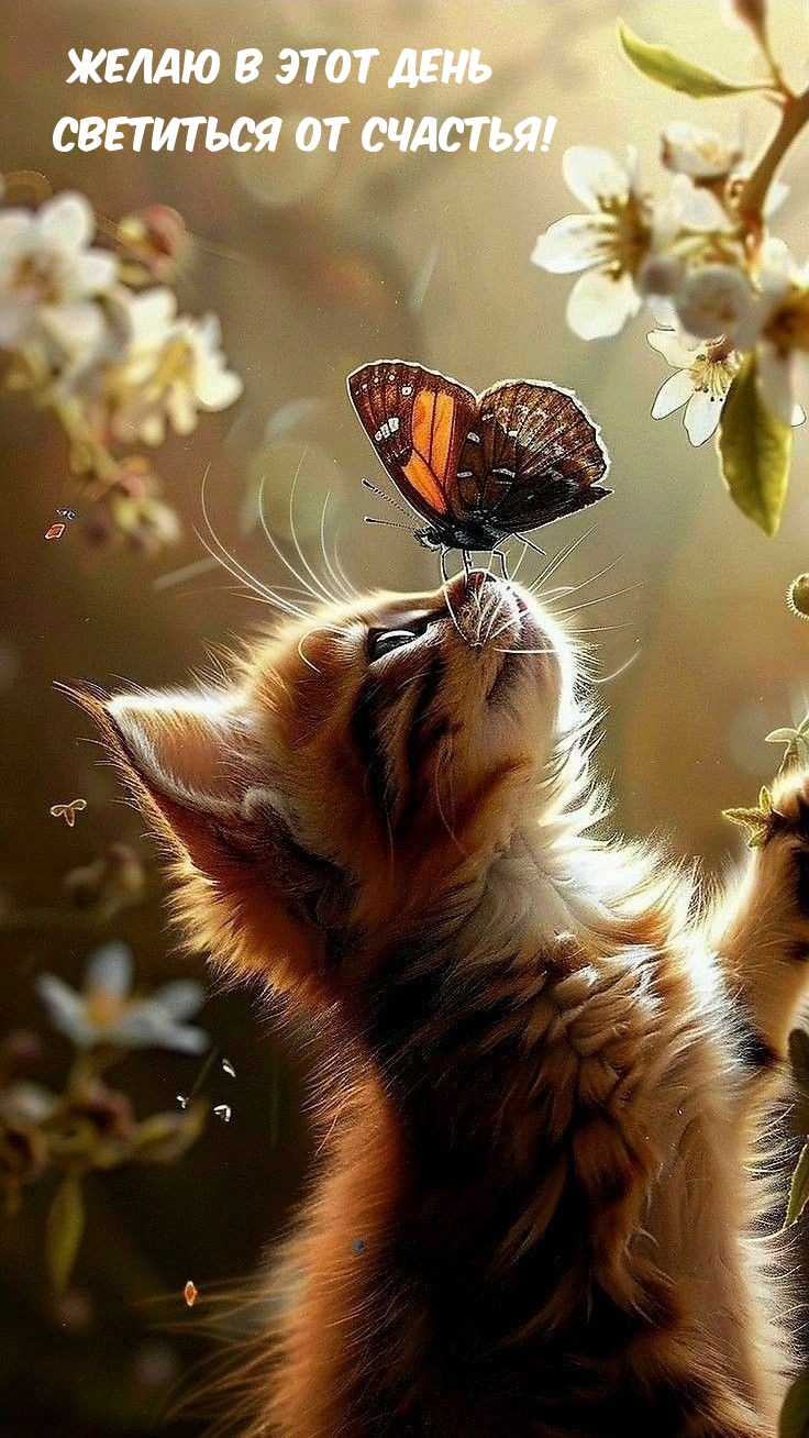 Желаю в этот день светится от счастья!