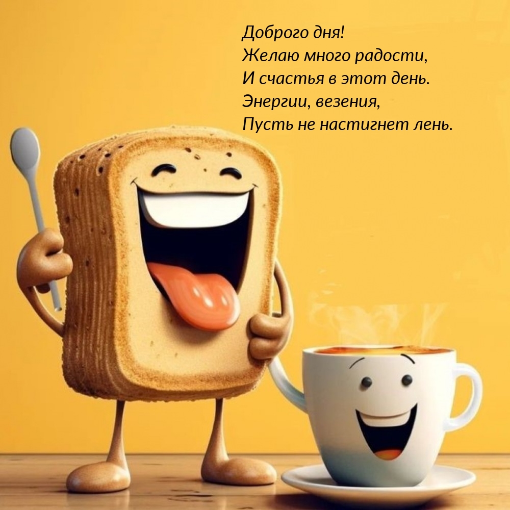 Доброго дня! Желаю много радости, и счастья в этот день.