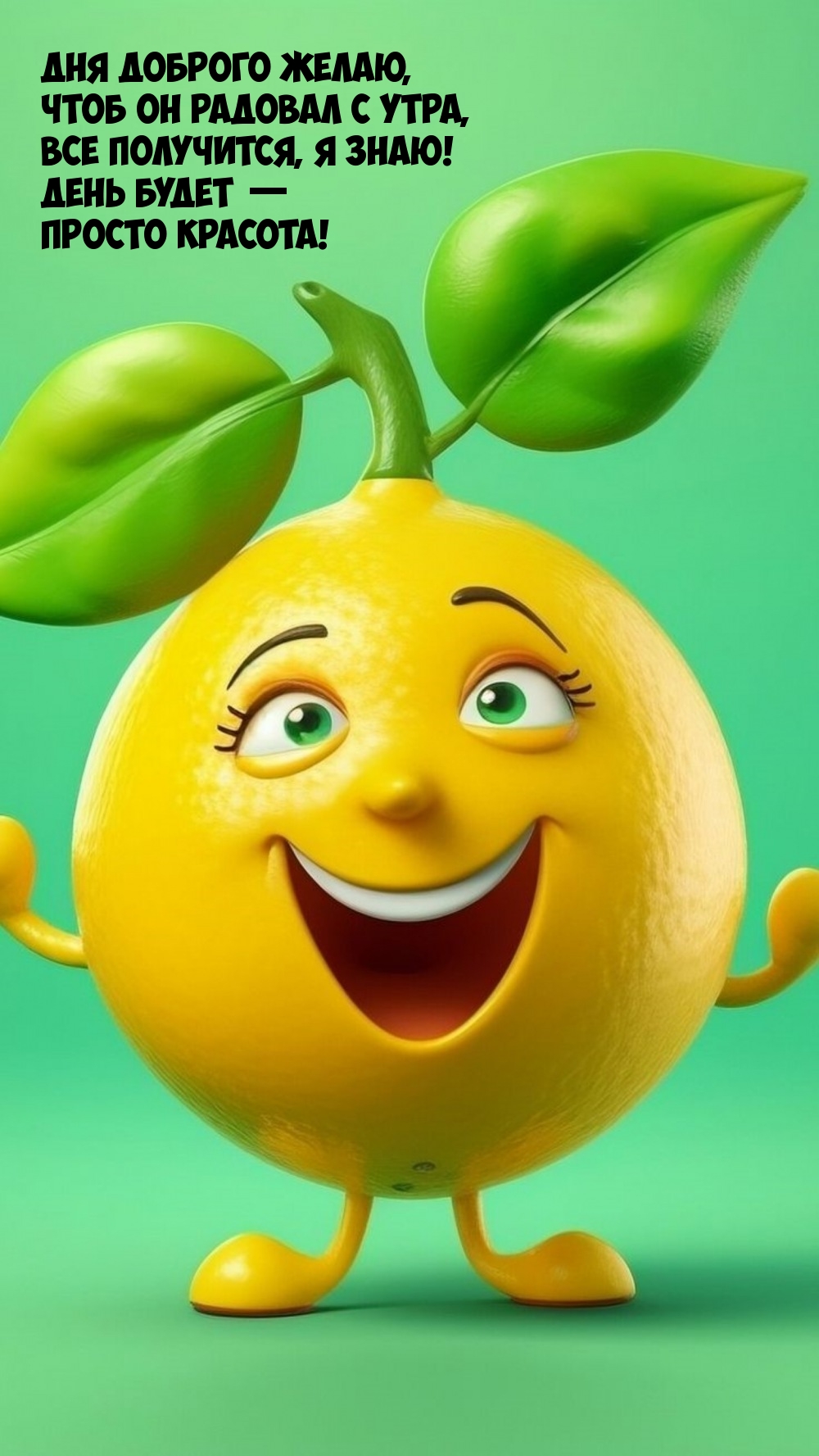 Дня доброго желаю, чтоб он радовал с утра, все получится, я знаю!