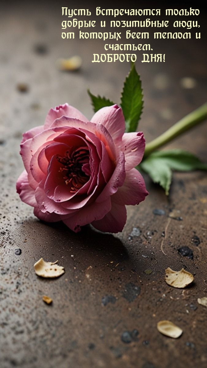 Доброго дня! Пусть встречаются только добрые и позитивные люди