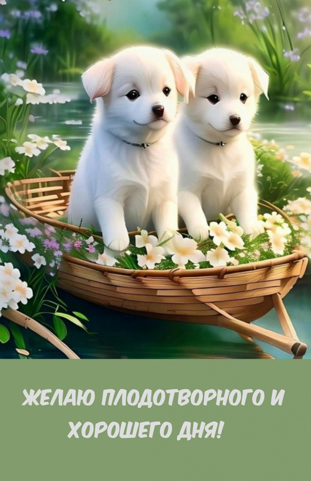 Желаю плодотворного и хорошего дня!