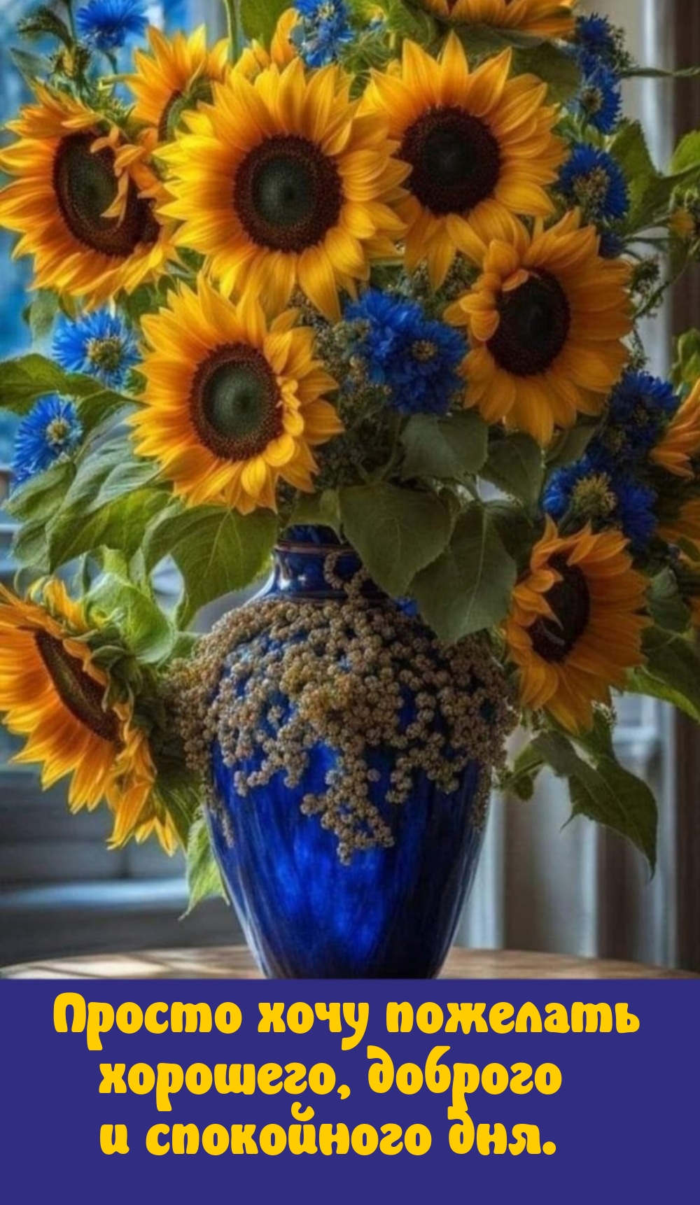 Просто хочу пожелать хорошего, доброго и спокойного дня.