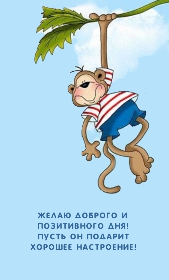 Доброго и позитивного дня! Пусть он подарит хорошее настроение!