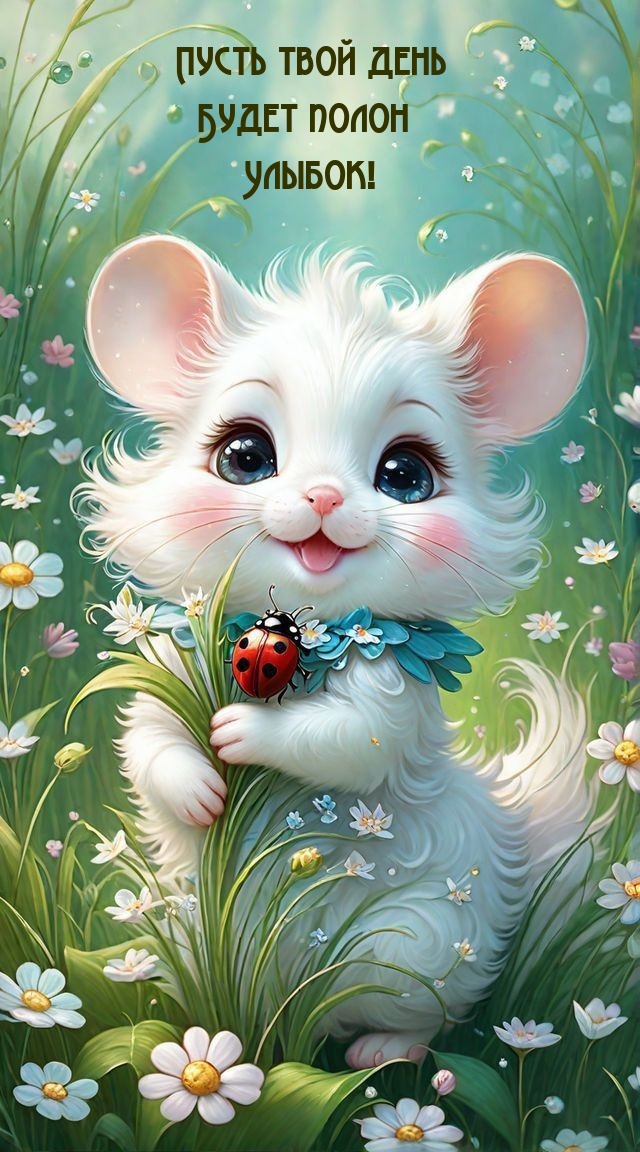 Пусть твой день будет полон улыбок!