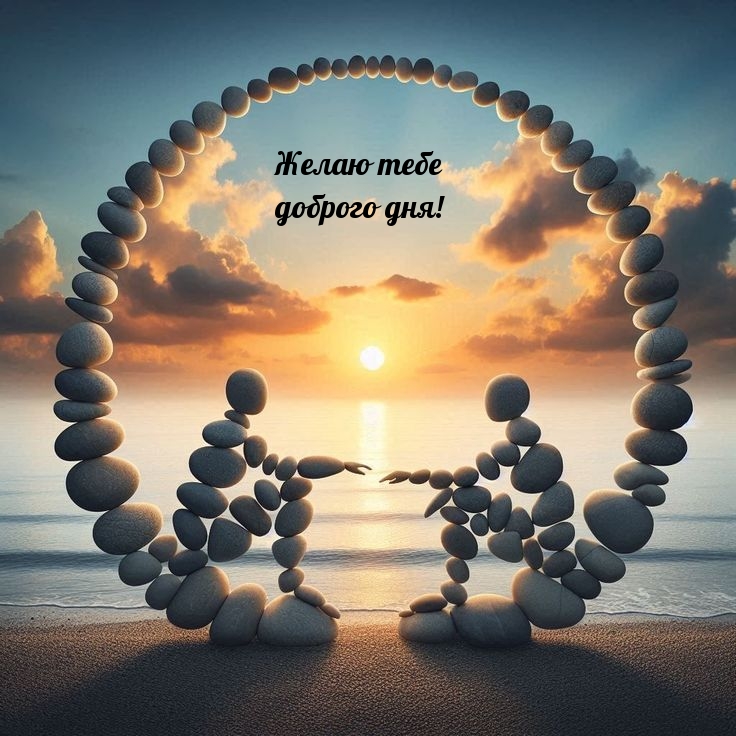 Желаю тебе доброго дня!