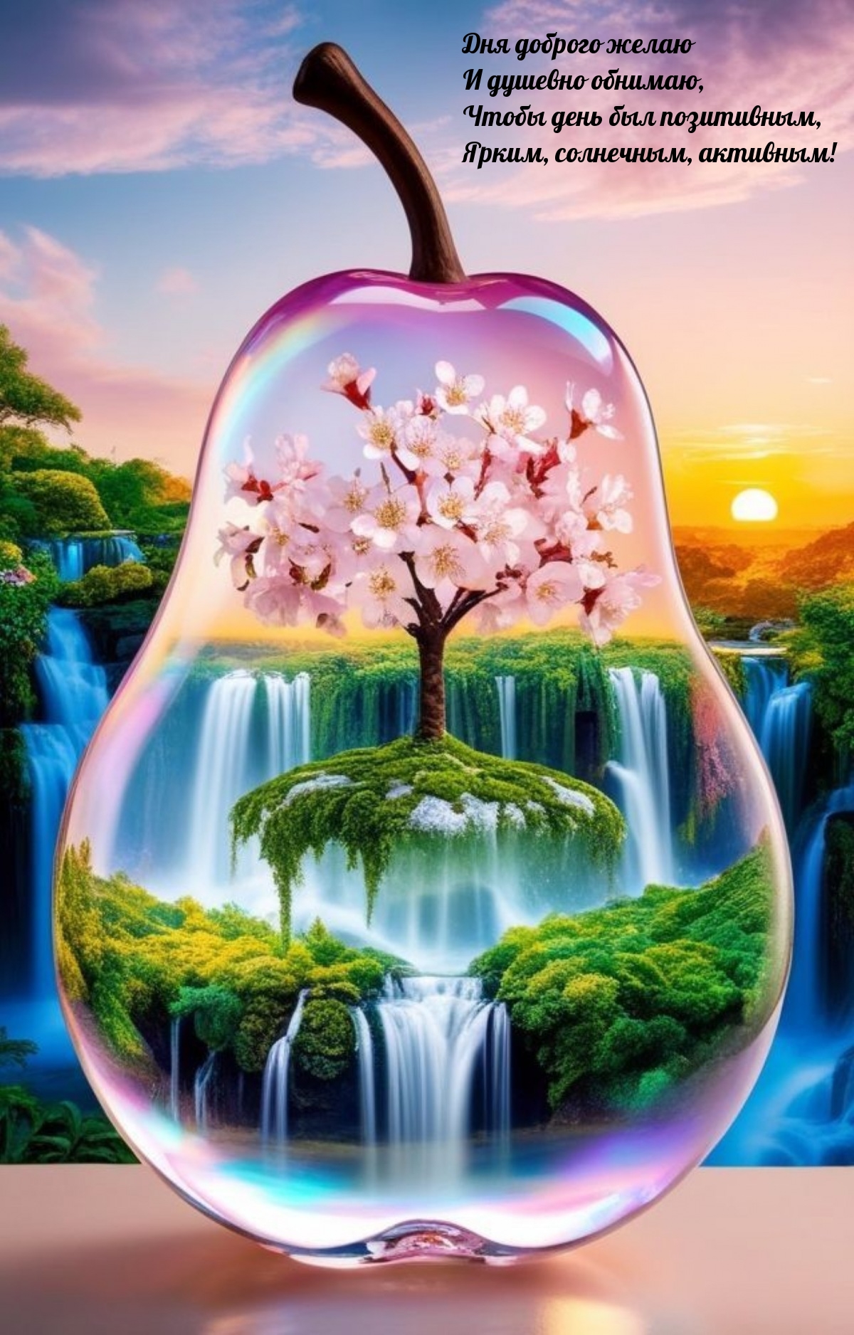 Дня доброго желаю и душевно обнимаю, чтобы день был позитивным