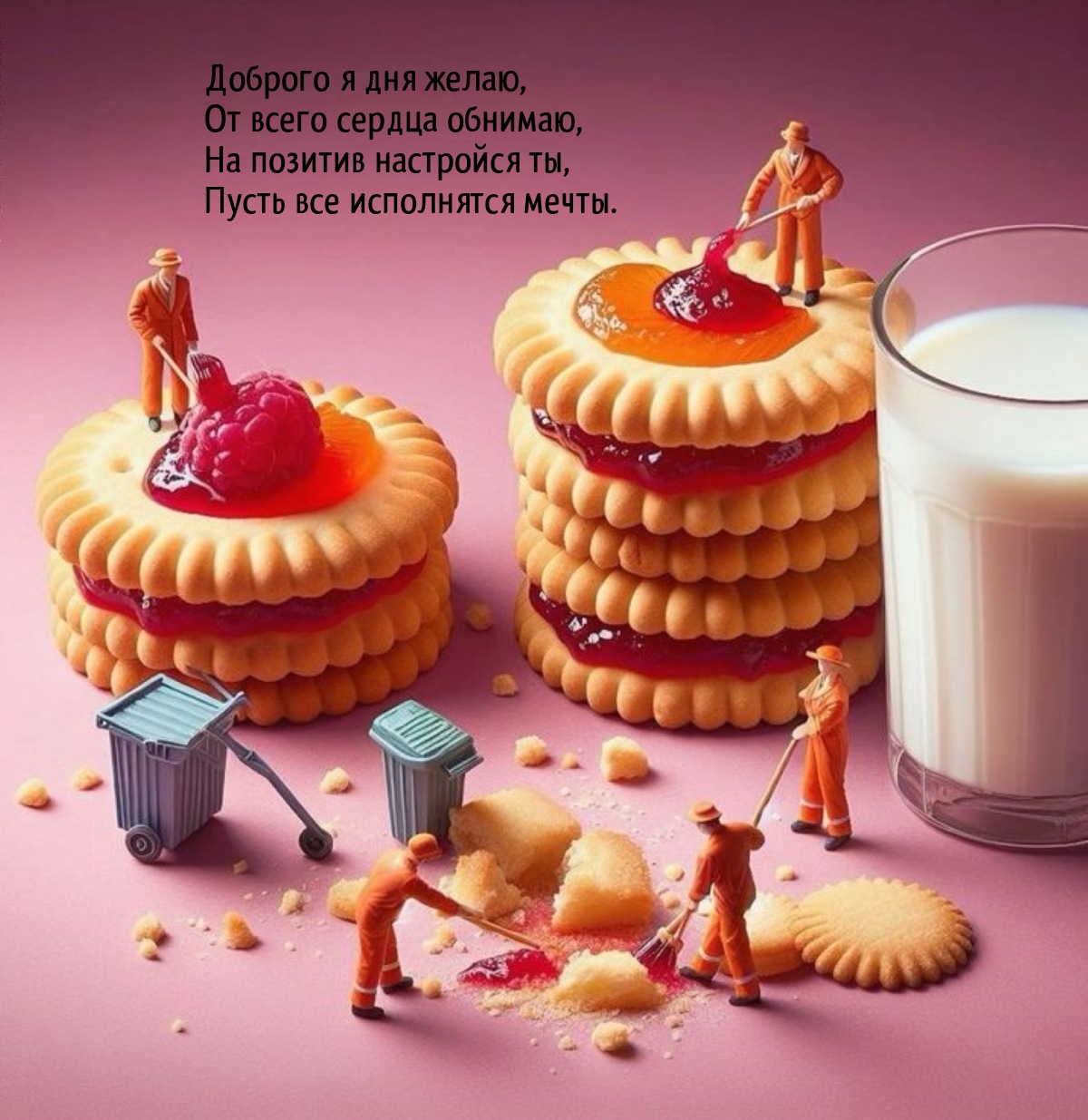 Доброго я дня желаю, от всего сердца обнимаю