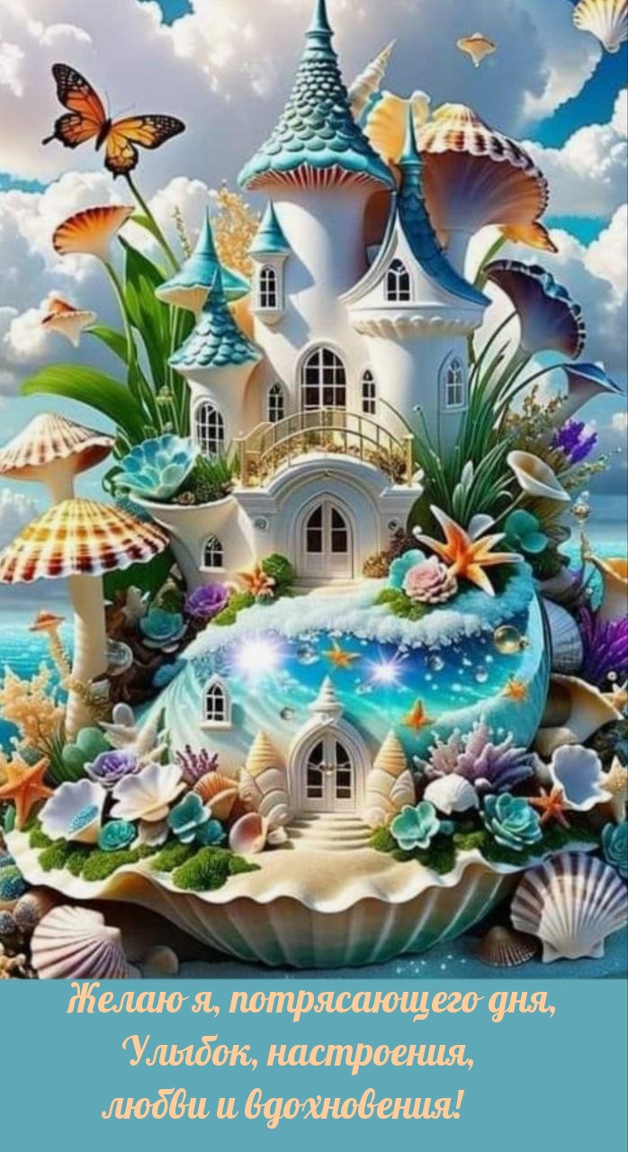 Желаю я, потрясающего дня, улыбок, настроения