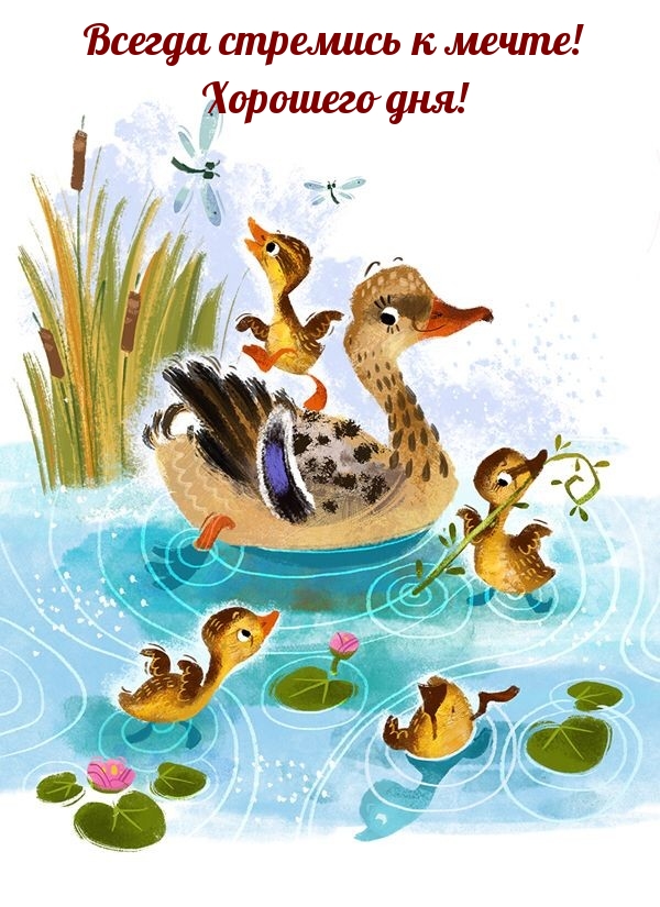 Всегда стремись к мечте! Хорошего дня!