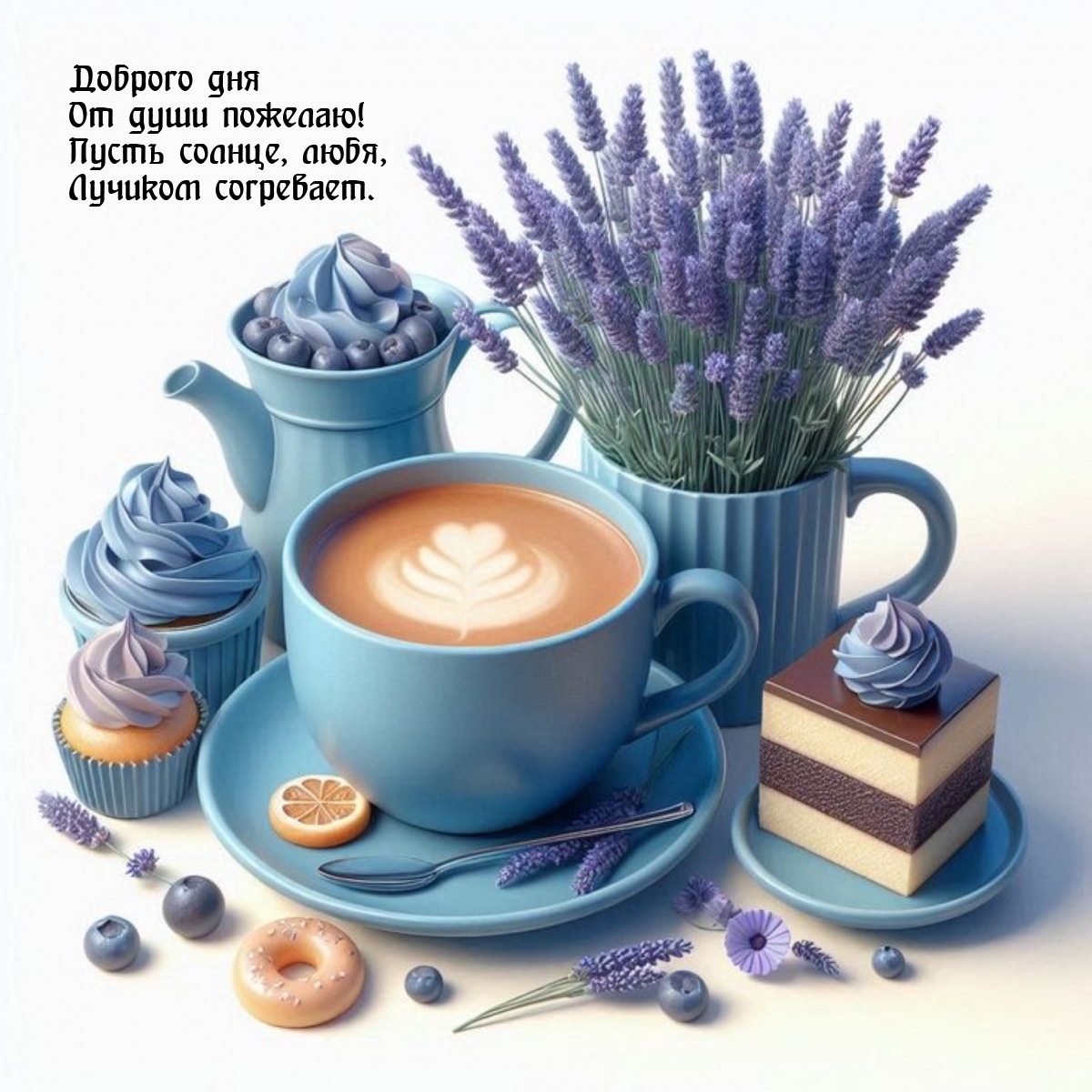 Доброго дня от души пожелаю! Пусть солнце, любя, лучиком согревает.