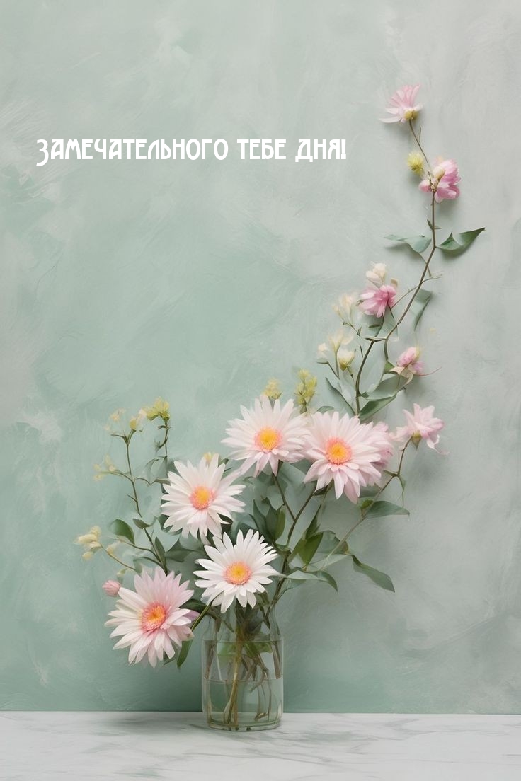 Замечательного тебе дня!