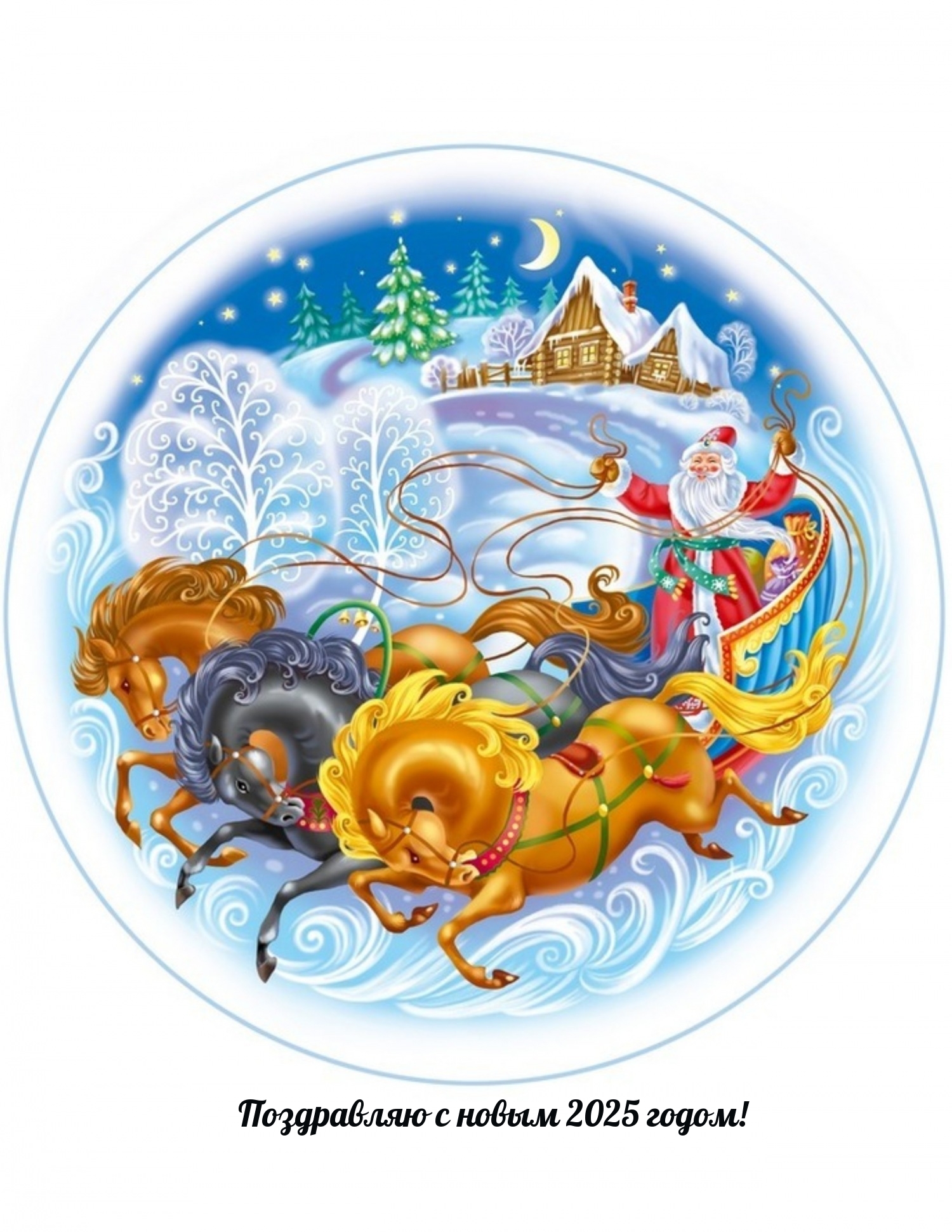 Поздравляю с новым 2025 годом!