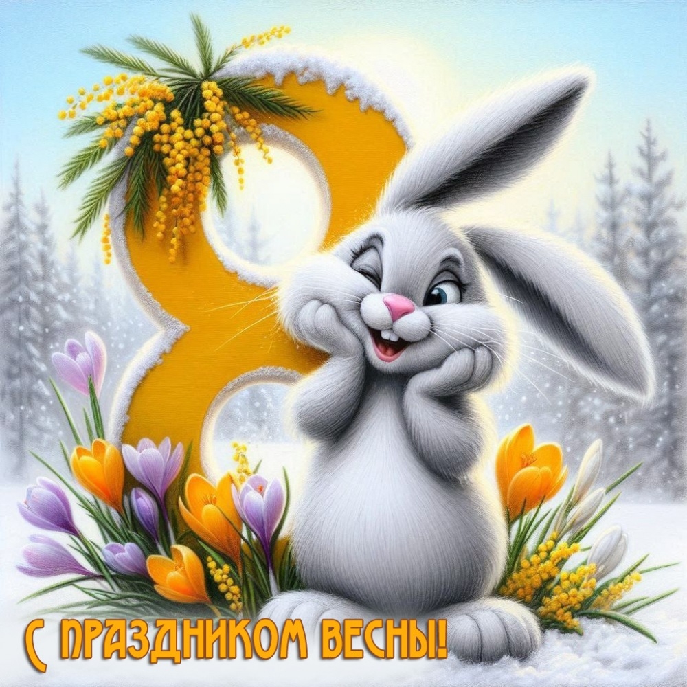 С праздником весны! 8 марта