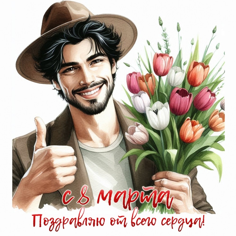 с 8 марта поздравляю от всего сердца!