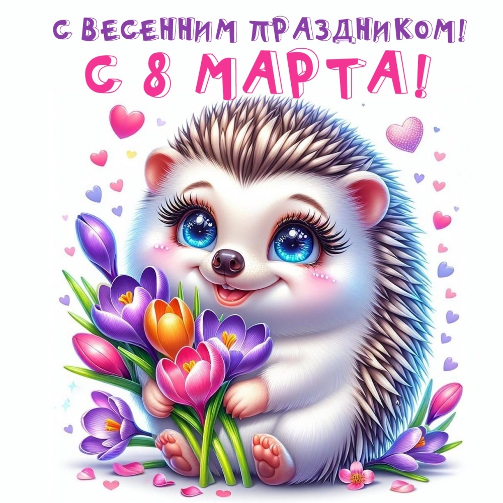С весенним праздником! С 8 марта!