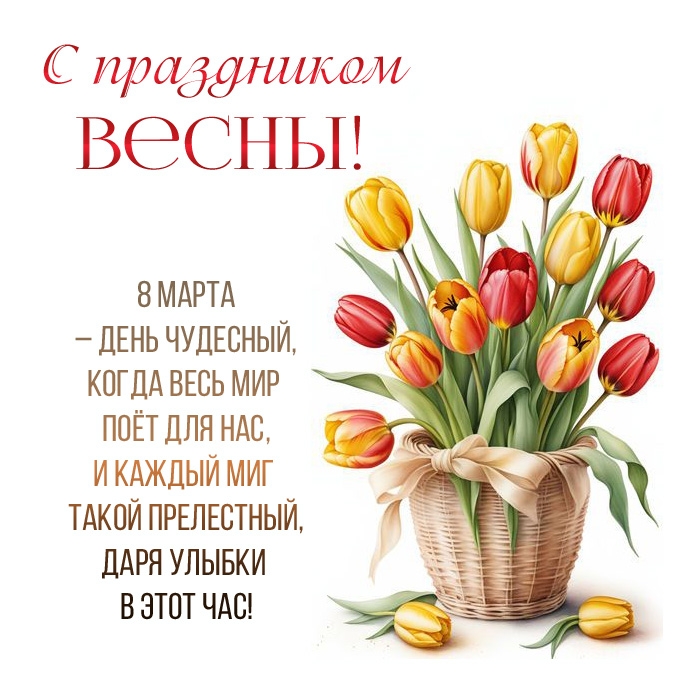 Стихотворение для поздравления с 8 марта