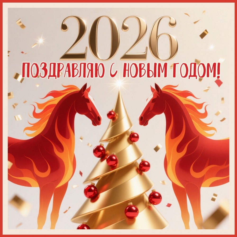 Поздравляю с Новым 2026 годом!