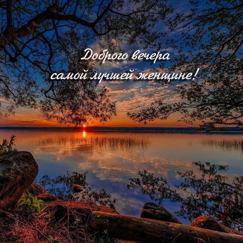 Доброго вечера самой лучшей женщине!