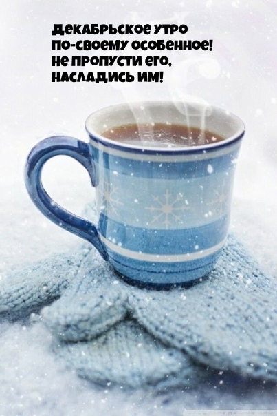 Декабрьское утро по-своему особенное!
