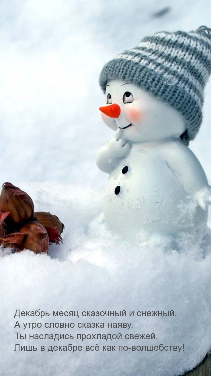 Декабрь месяц сказочный и снежный, а утро словно сказка наяву.
