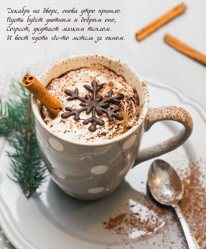 Декабрь на дворе, снова утро пришло.