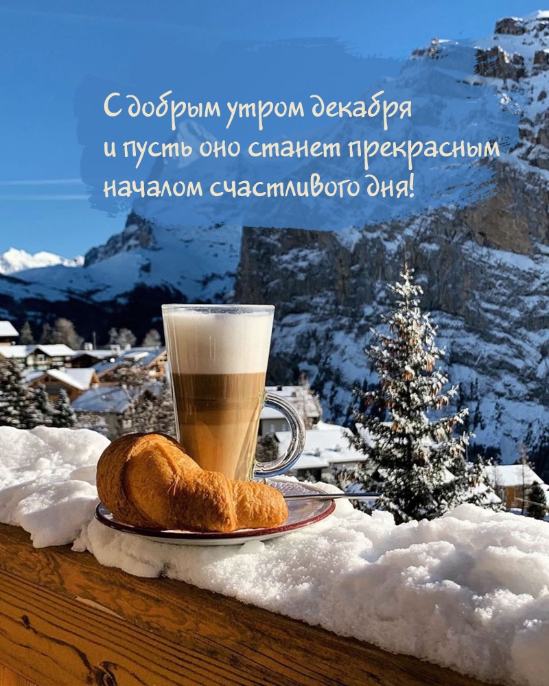 С добрым утром декабря и пусть оно станет прекрасным