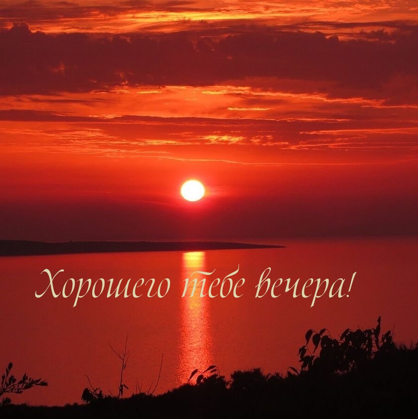 Хорошего тебе вечера!