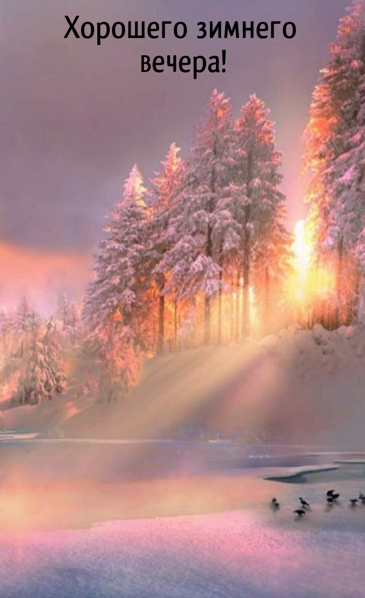 Хорошего зимнего вечера!