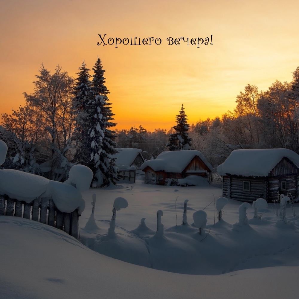 Хорошего вечера!