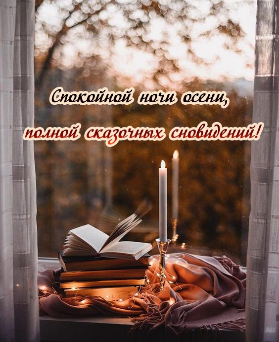 Спокойной ночи осени, полной сказочных сновидений!