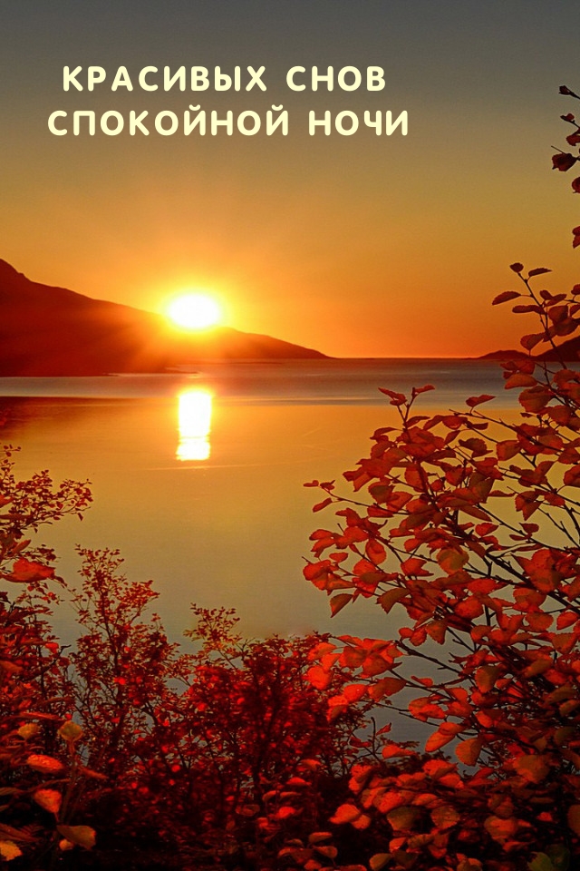 Красивых снов Спокойной ночи
