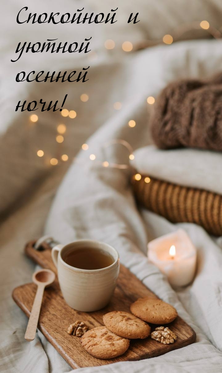 Спокойной и  уютной  осенней ночи! 