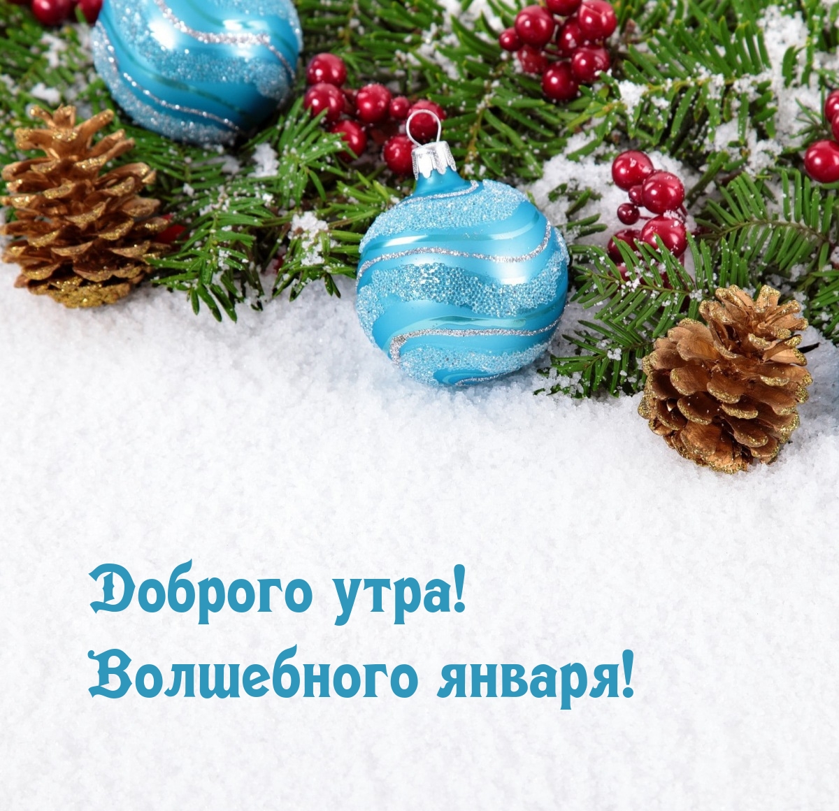 Доброго утра! Волшебного января!