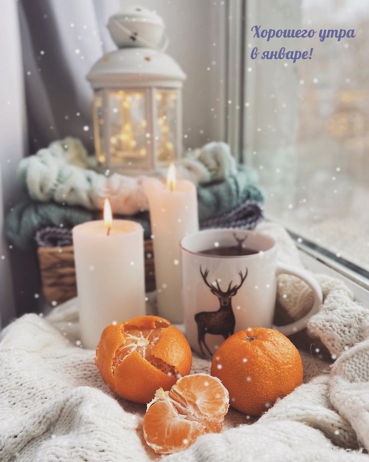 Хорошего утра в январе!