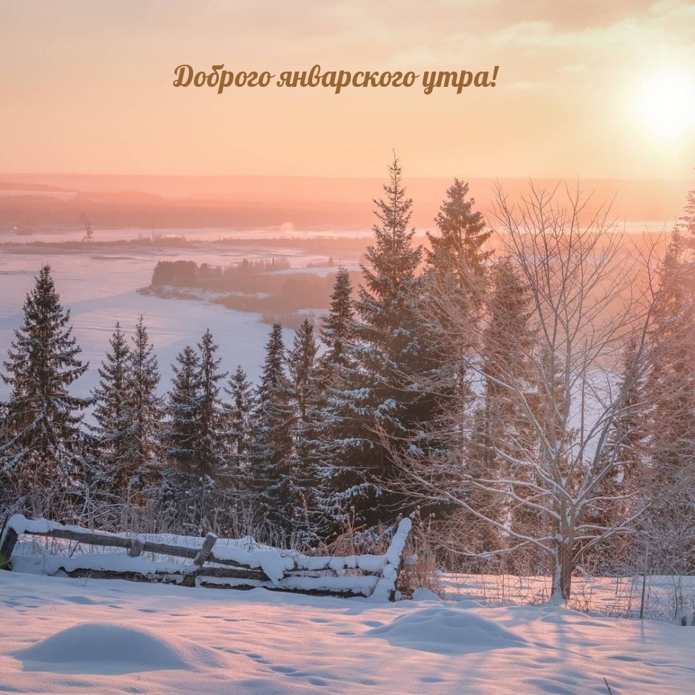 Доброго январского утра!